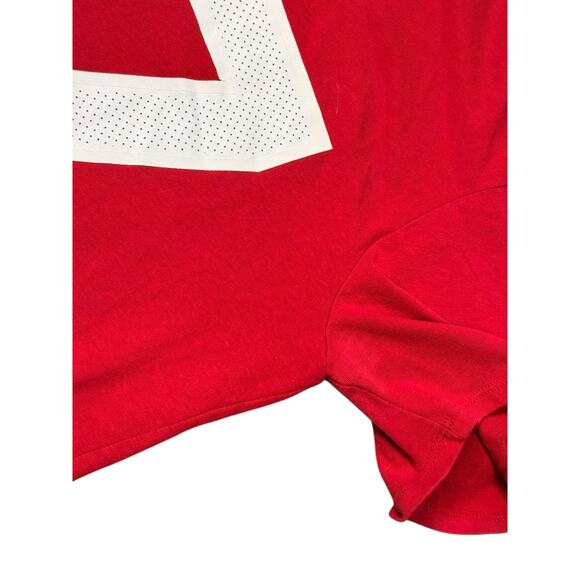 49ers Nick Bosa #97 Nike Dri-Fit Red T-Shirt Men's L Large San Fransisco - Picture 10 of 10